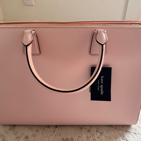 Kate Spade Rose Smoke Serena Laptop Bag KK646 NWT - Picture 4 of 9